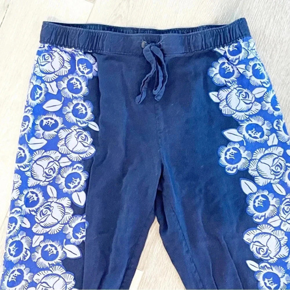 Aerie floral pajama pants joggers blue purple size XS - Picture 3 of 12